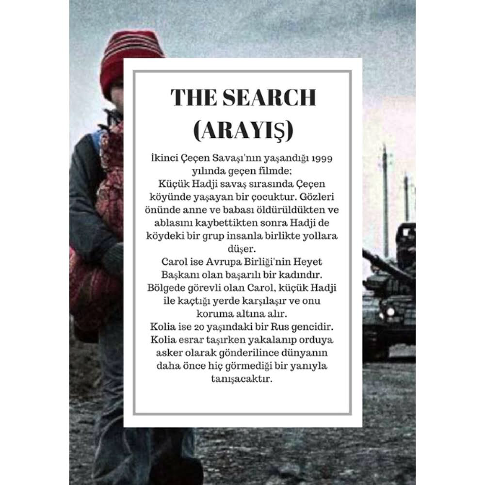Film Gösterimi: The Search (Arayış)